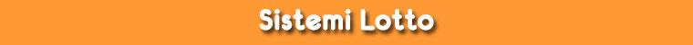 Sistemi Lotto